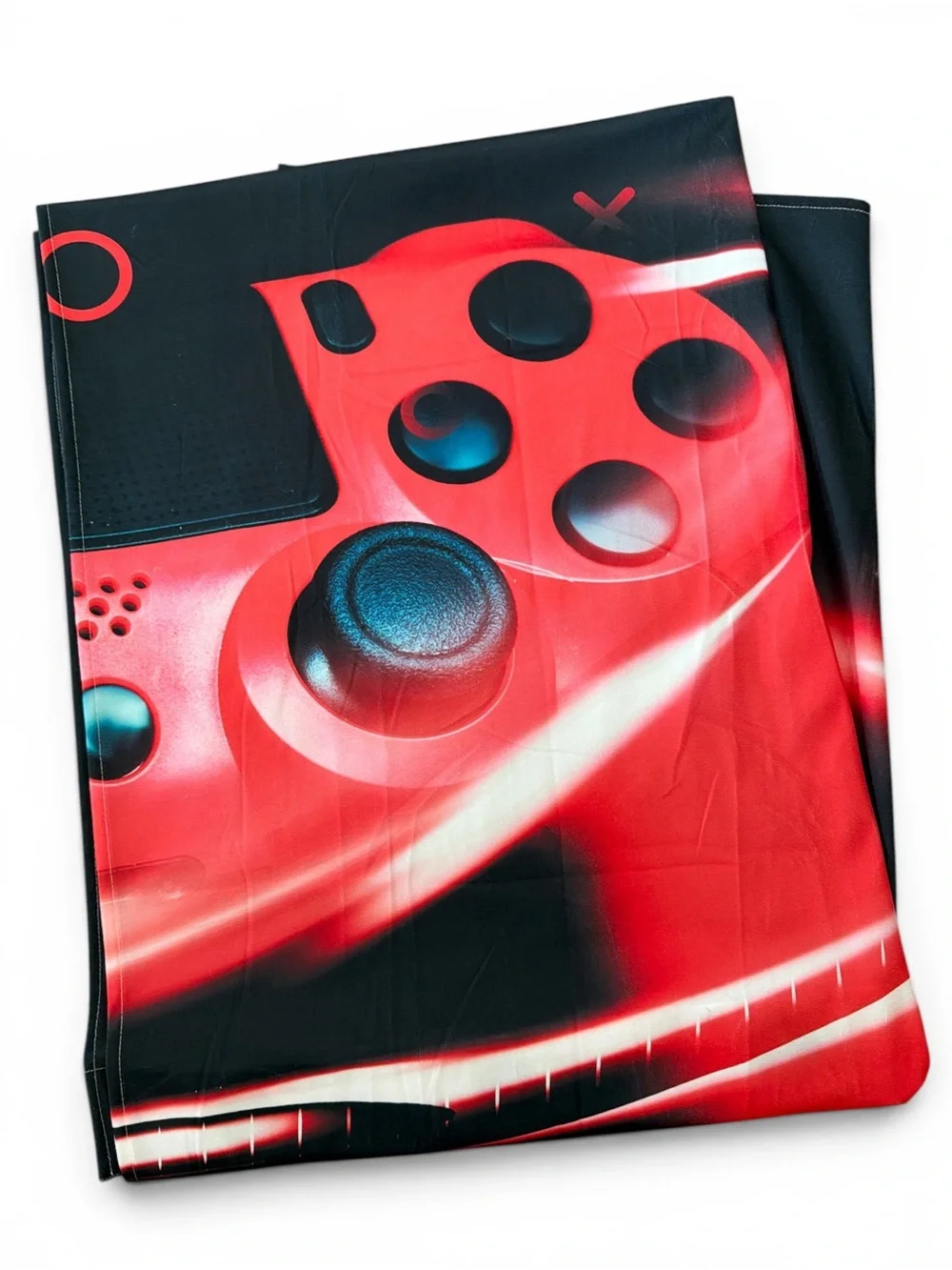 Black & Red Gaming Controller Room Darkening Curtains - Set of 2 Panels 42x84